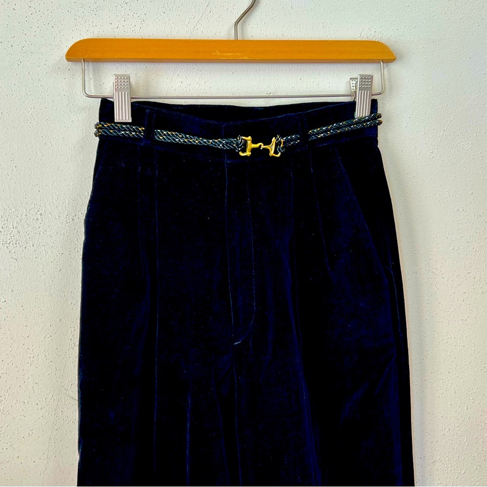 Foxmoor Vintage High Waisteded Velvet Pant